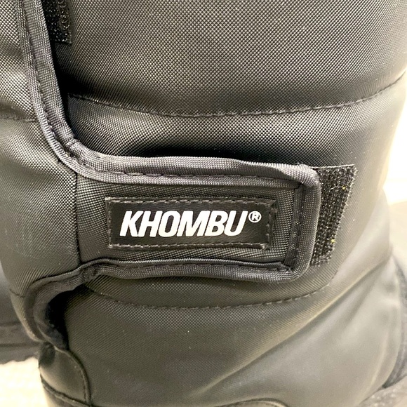 Like New Khombu Boot Mens Size 11 Nylon Traveler Rm1131 Faux Fur Lining Wrap - Picture 4 of 9